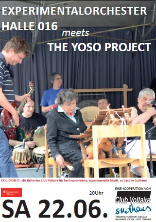 Halle 016 meets The Yoso Project Concert poster